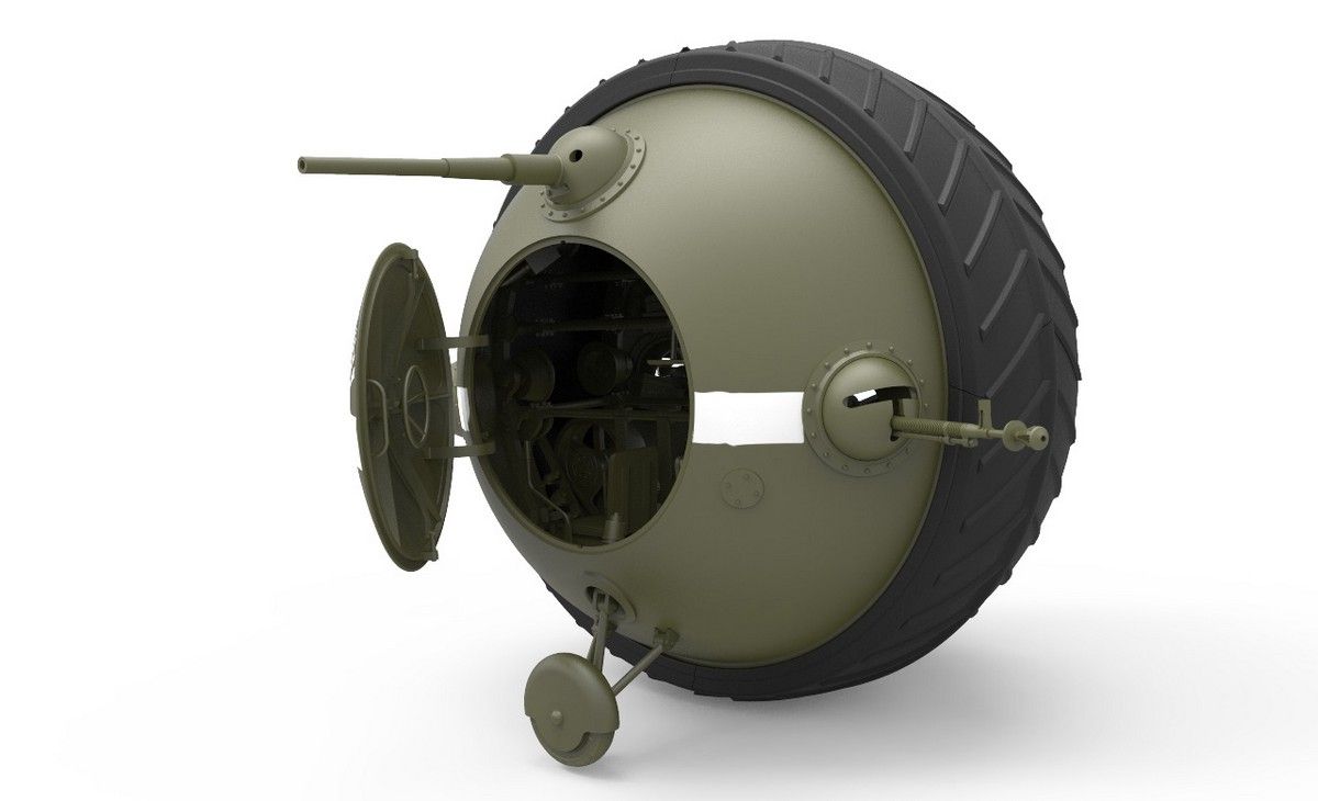 1:35 Tanque Soviet Sharotank Int. Kit Art.-Nr. 40001