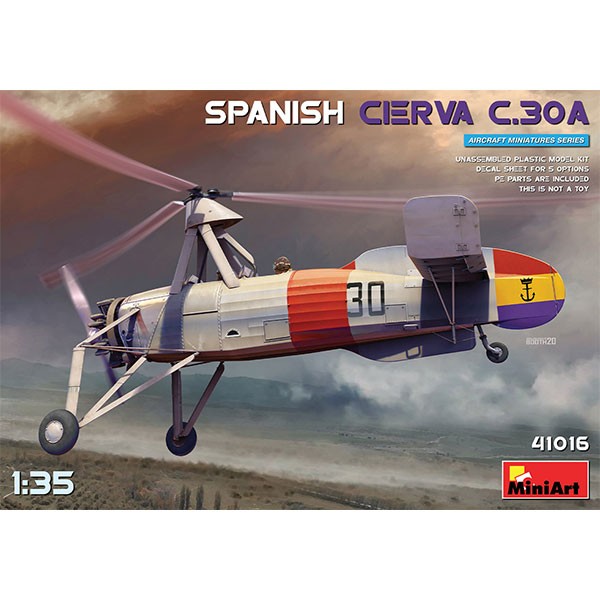 1:35 Spanish Cierva C.30A Art.-Nr. 41016