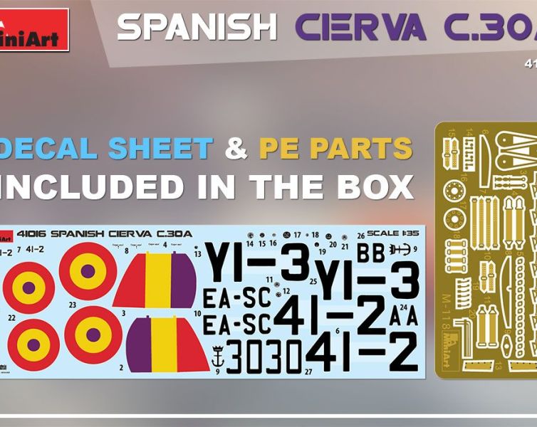 1:35 Spanish Cierva C.30A Art.-Nr. 41016