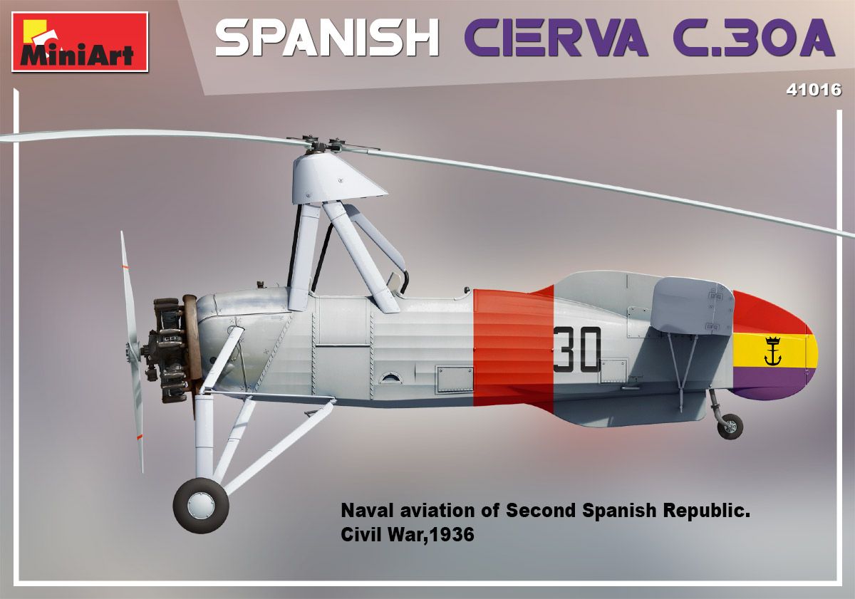 1:35 Spanish Cierva C.30A Art.-Nr. 41016