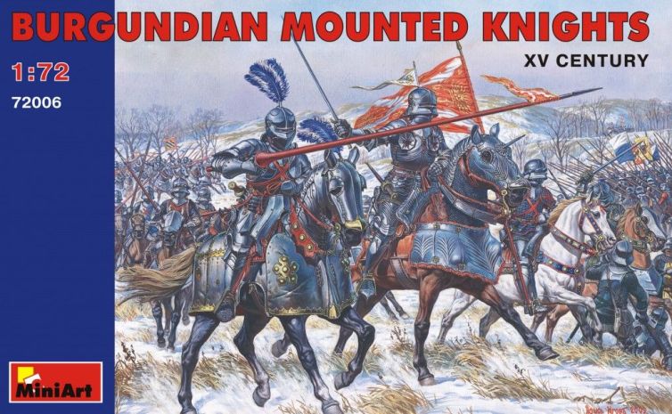 1:72 Burgundian Mounted Knights XV Century Art.-Nr. 72006