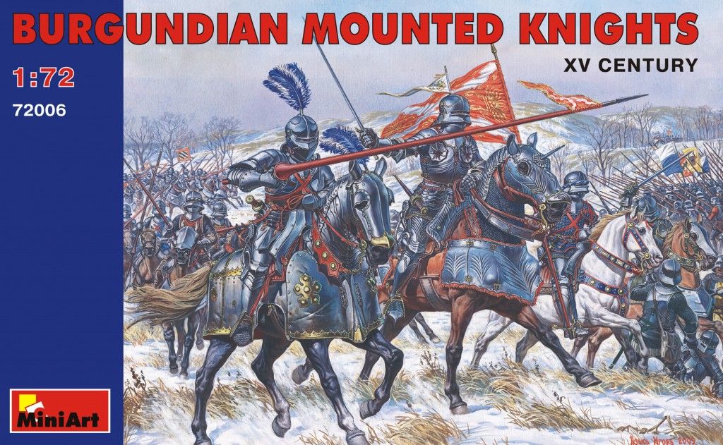 1:72 Burgundian Mounted Knights XV Century Art.-Nr. 72006