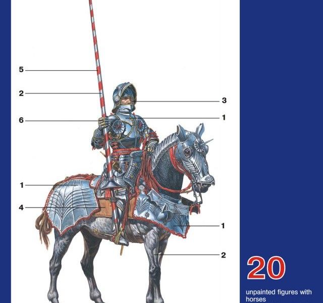 1:72 French Mounted Knights XV Century Art.-Nr. 72007
