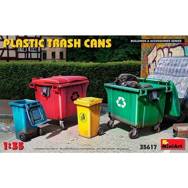 1:35 Contenedores de Basura de Plástico Art.-Nr. 35617