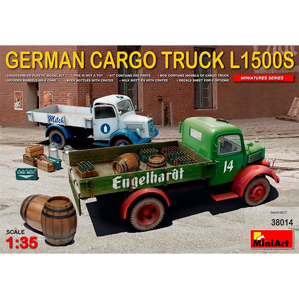 1:35 German Cargo Truck L1500S Art.-Nr. 38014
