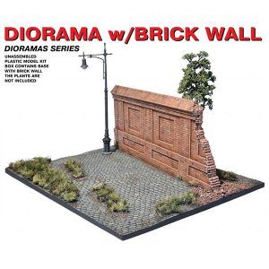 1:35 Diorama with Brick Wall Art.-Nr. 36055