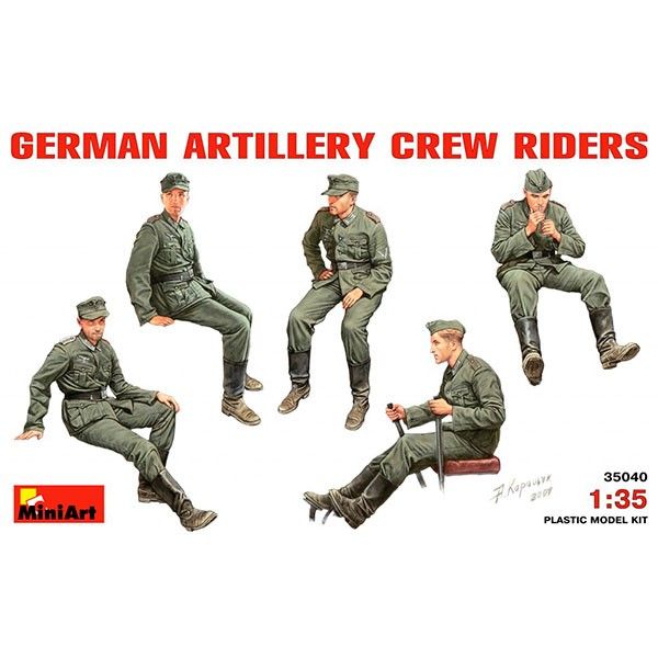 1:35 German Artillery Crew Riders Art.-Nr. 35040