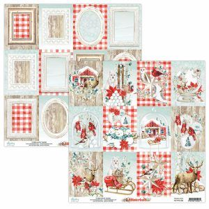 Colección Papeles Scrap, Winterland , Mintay