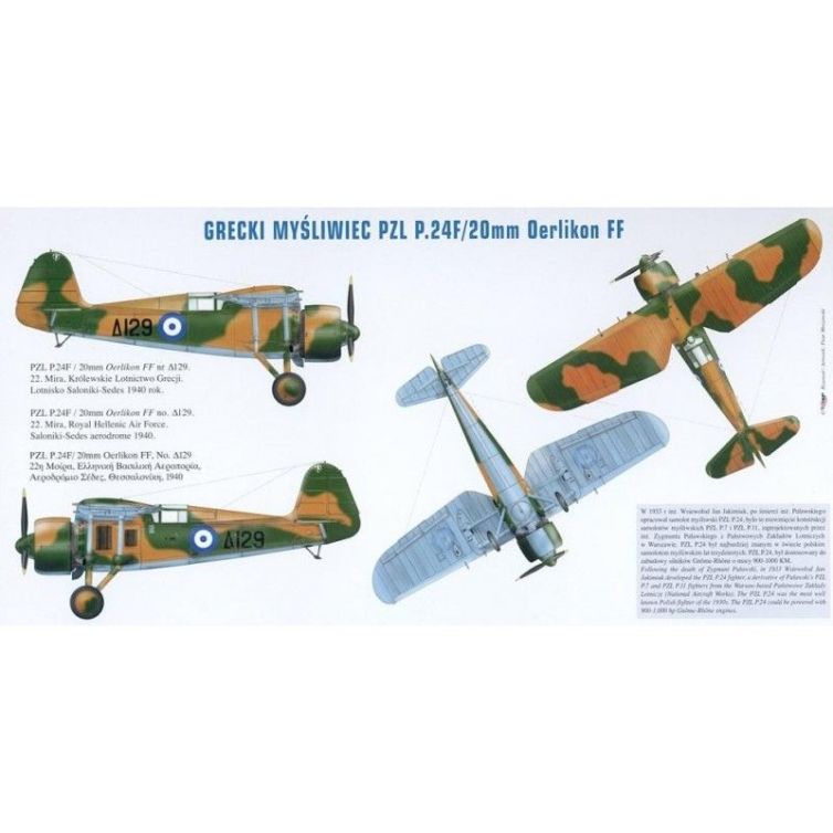 1:48 PZL P.24F c/cañón Oerlikon 20 mm Art.-Nr. 48107