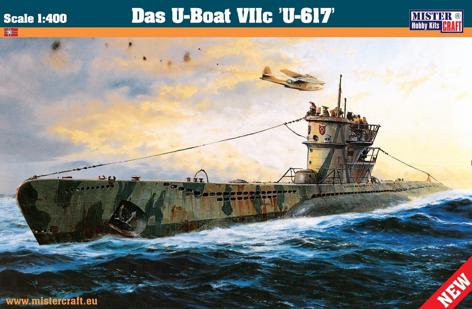 1:400 Das U-Boat VIIC U-617 Art.-Nr. D-290