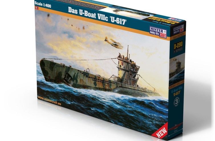 1:400 Das U-Boat VIIC U-617 Art.-Nr. D-290