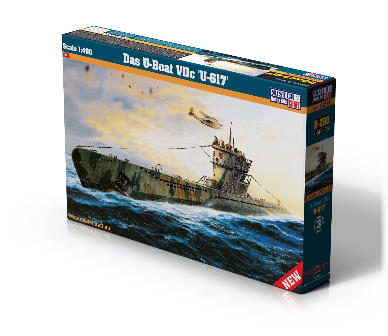 1:400 Das U-Boat VIIC U-617 Art.-Nr. D-290