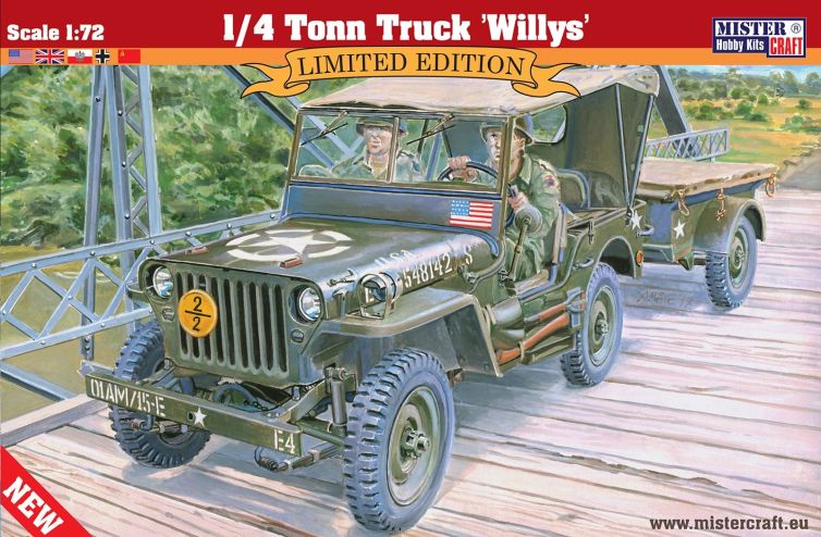 1:72 1/4 Tonn Truck «Willys» Art.-Nr. D-299