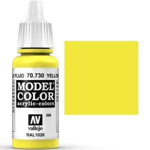 Model Color (206) Amarillo Fluorescente 17ml. Art.-Nr. 70.730