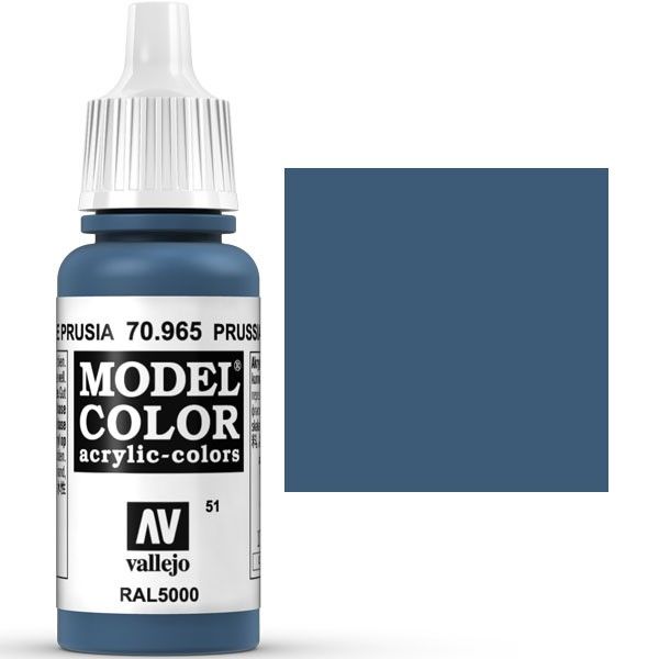 Model Color (051) Azul Prusia 17 ml. Art.-Nr. 70.965