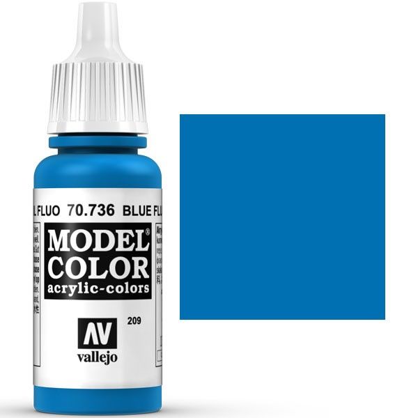 Model Color (209) Azul Fluorescente 17ml. Art.-Nr. 70.736