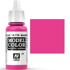 Model Color (208) Magenta Fluorescente 17ml. Art.-Nr. 70.735