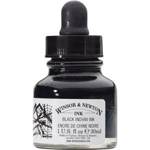 Tinta dibujo 30 ml (22) Negro con dosificador Art.-Nr. 1011030