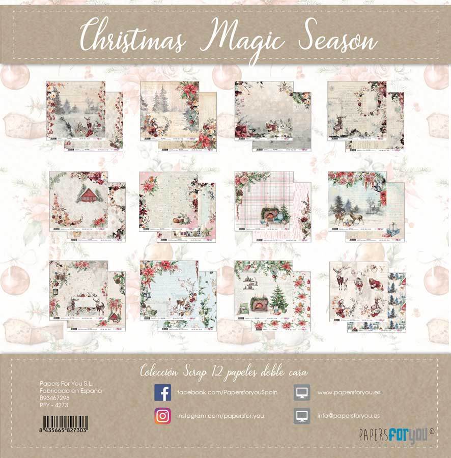 Colección «Christmas Magic Season» 30 x 30 Art.-Nr. PFY-4273