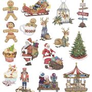 Die Cuts 16 pzs. – All I Want For Christmas Art.-Nr. PFY-10815