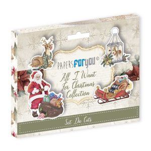 Die Cuts 16 pzs. – All I Want For Christmas Art.-Nr. PFY-10815