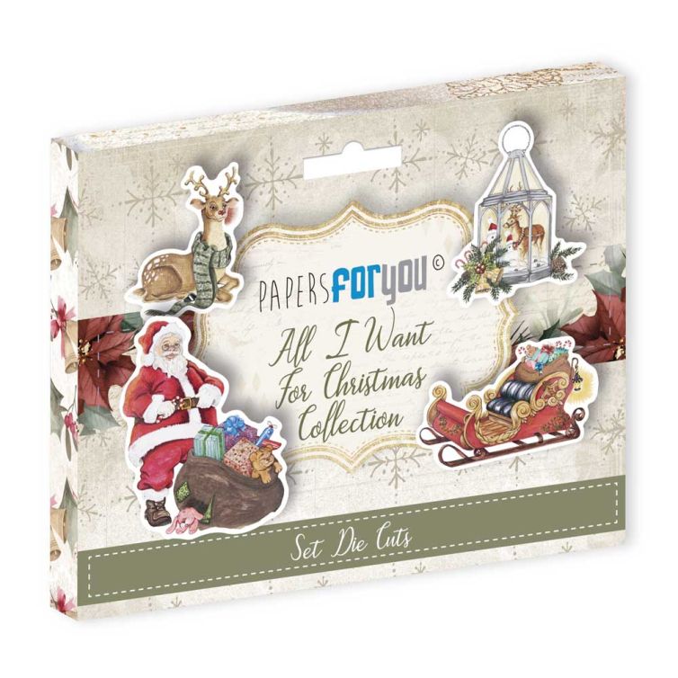 Die Cuts 16 pzs. – All I Want For Christmas Art.-Nr. PFY-10815
