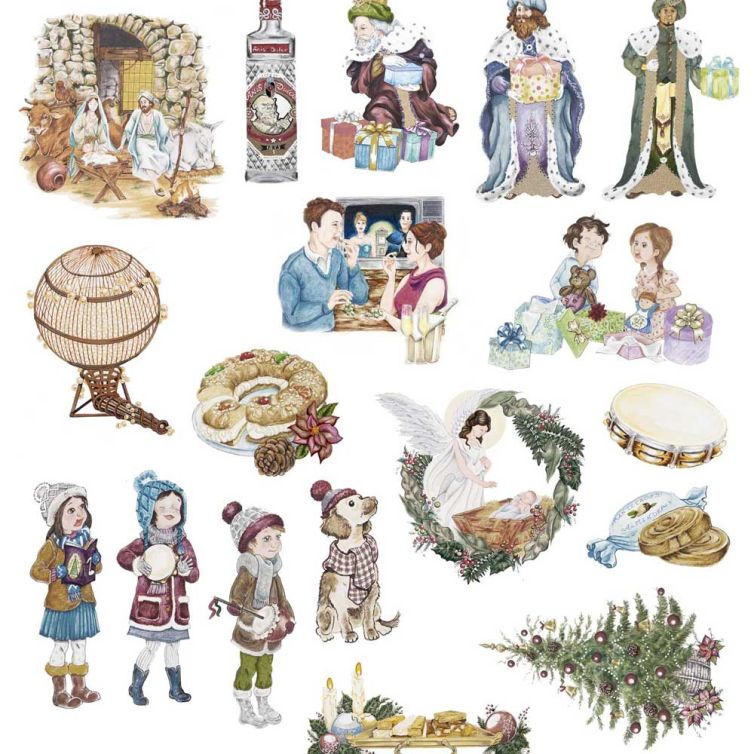 Die Cuts 18 pzs – Nuestra Navidad Art.-Nr. PFY-10816