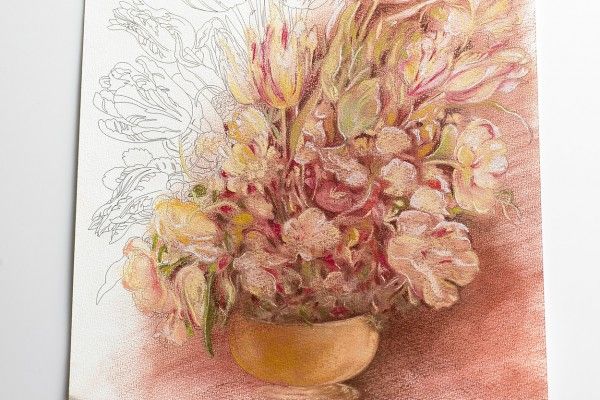 Artists’ Colouring Book Still Life Bouquets Art.-Nr. 8048