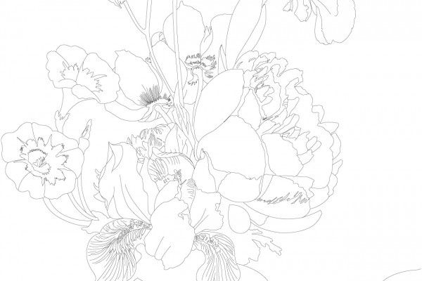 Artists’ Colouring Book Still Life Bouquets Art.-Nr. 8048