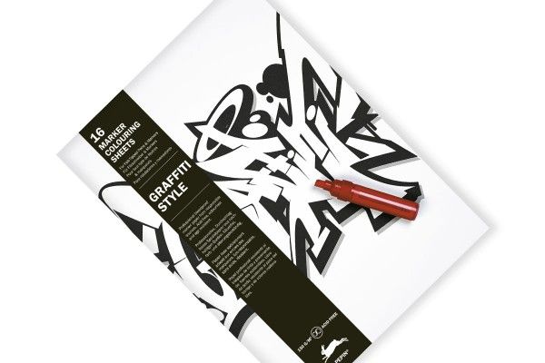 Marker Colouring Book Graffiti Style Art.-Nr. 8826