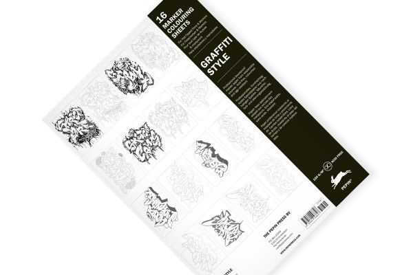 Marker Colouring Book Graffiti Style Art.-Nr. 8826