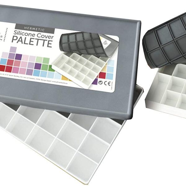 Paleta de Plástico con Tapa de Silicona