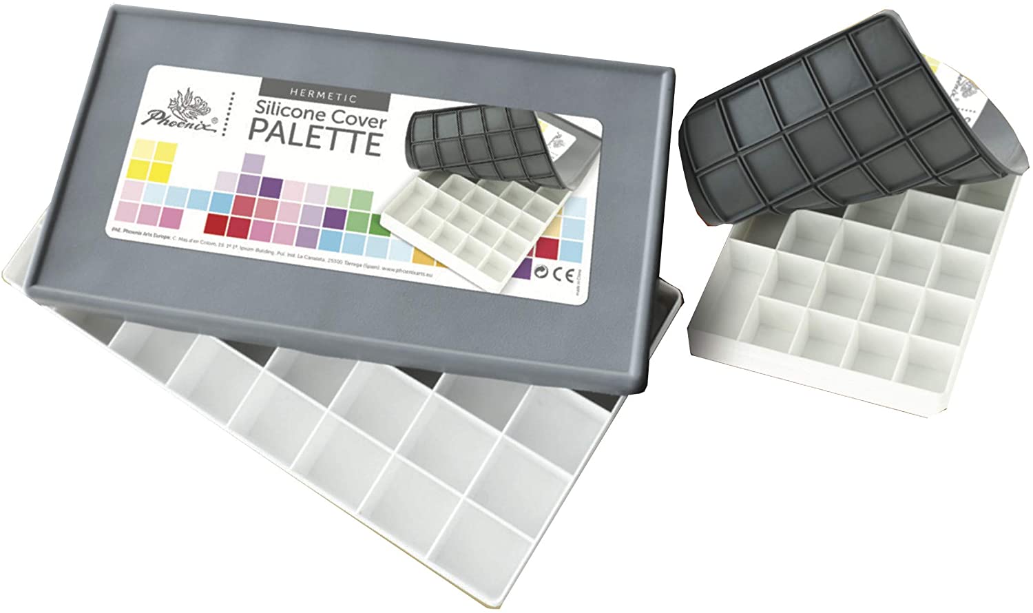 Paleta de Plástico con Tapa de Silicona