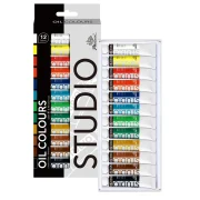 set Óleo 12 colores art. nr. po12125