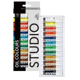 set Óleo 12 colores art. nr. po12125