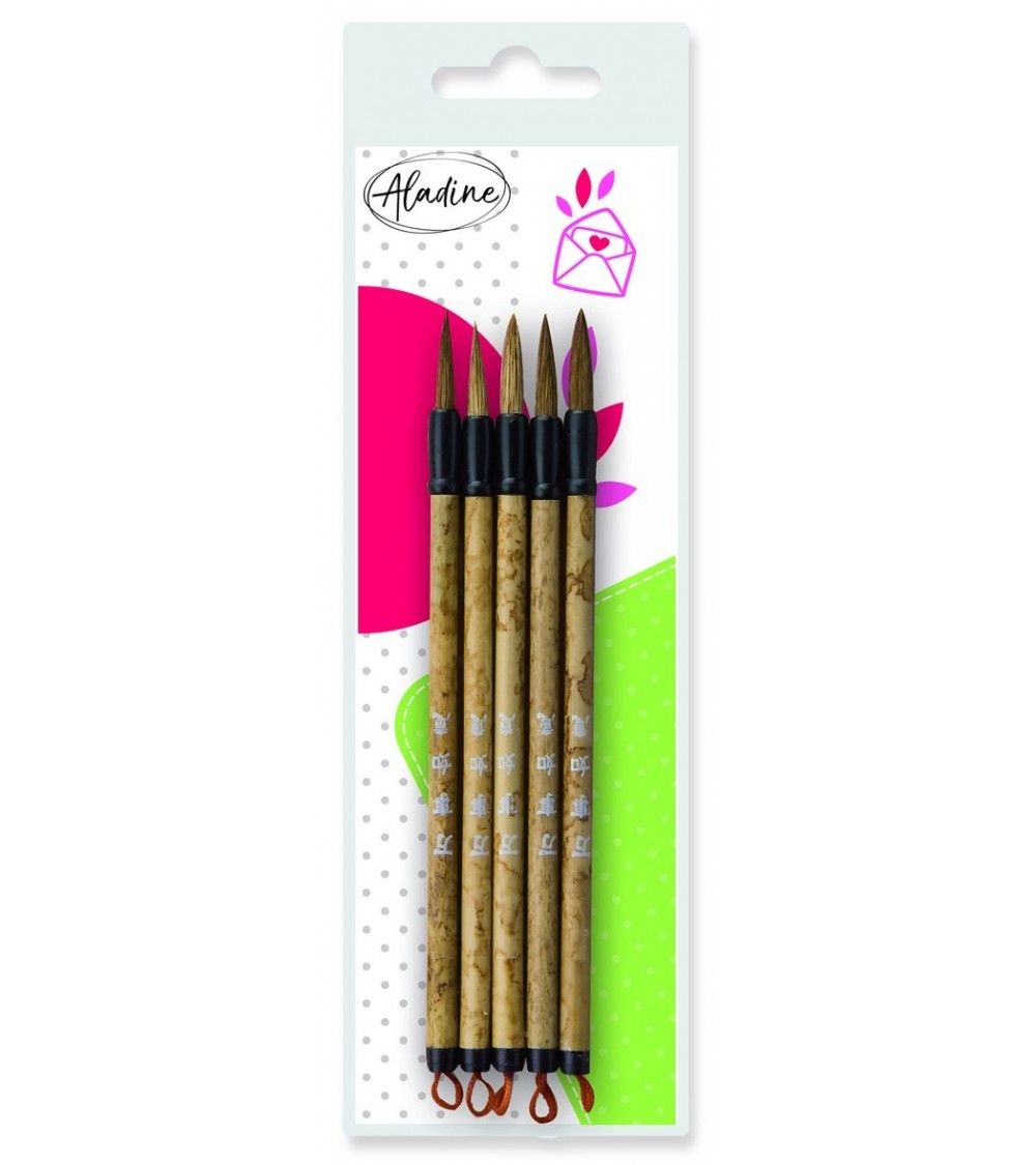 Set de 5 pinceles acuarela