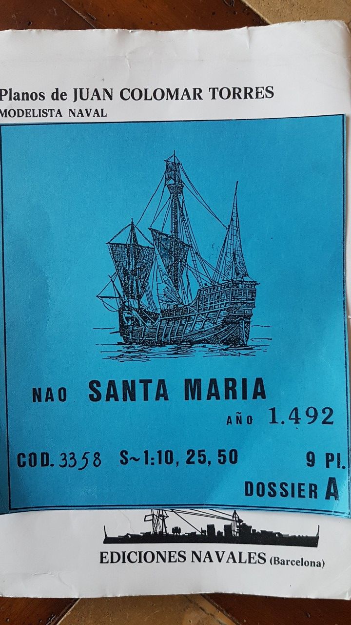 Planos Nao Santa María (1492) E 1:10, 25, 50