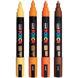 Estuche 4 Colores Madera Rotuladores Posca Art.-Nr. 182634853