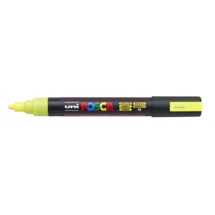 Rotulador Posca Punta Redonda Art.-Nr. PC-5M Amarillo Fluo