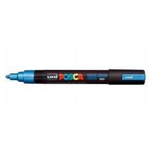 Rotulador Posca Punta Redonda Art.-Nr. PC-5M Azul Metálico