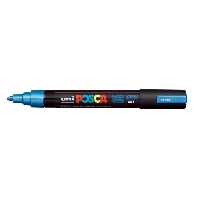Rotulador Posca Punta Redonda Art.-Nr. PC-5M Azul Metálico