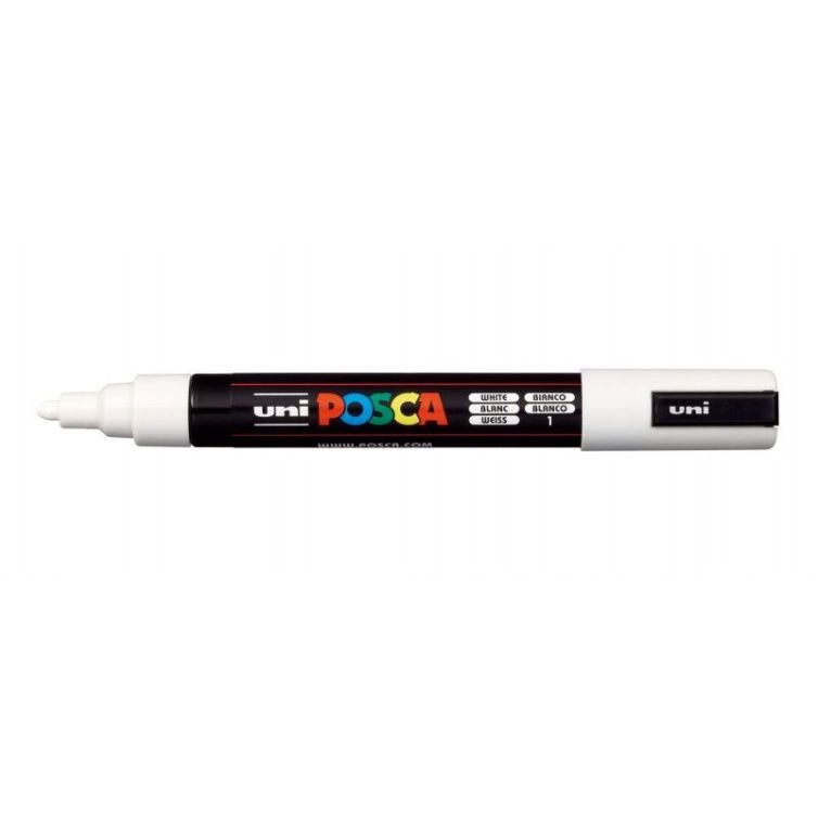 Rotulador Posca Punta Redonda Art.-Nr. PC-5M Blanco