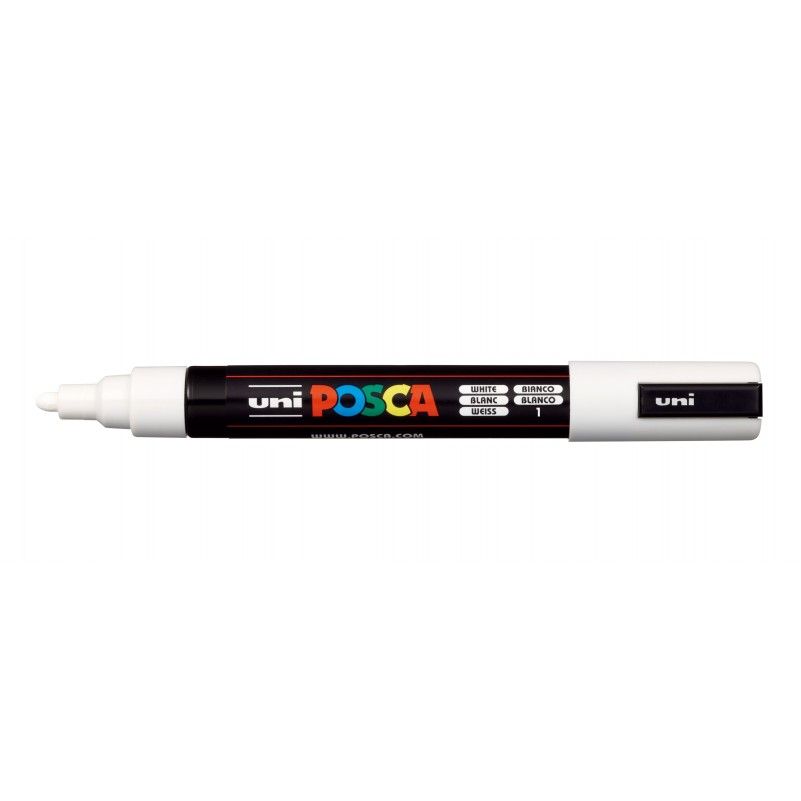 Rotulador Posca Punta Redonda Art.-Nr. PC-5M Blanco