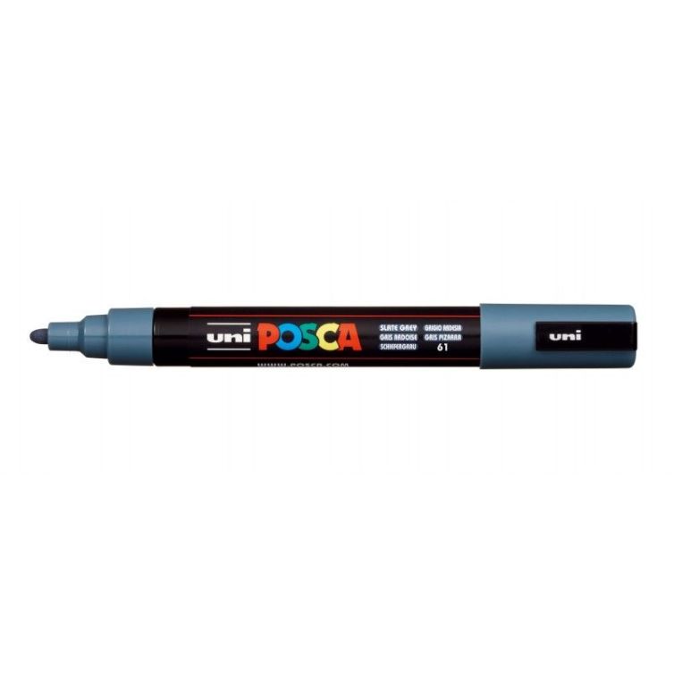 Rotulador Posca Punta Redonda Art.-Nr. PC-5M Gris Pizarra