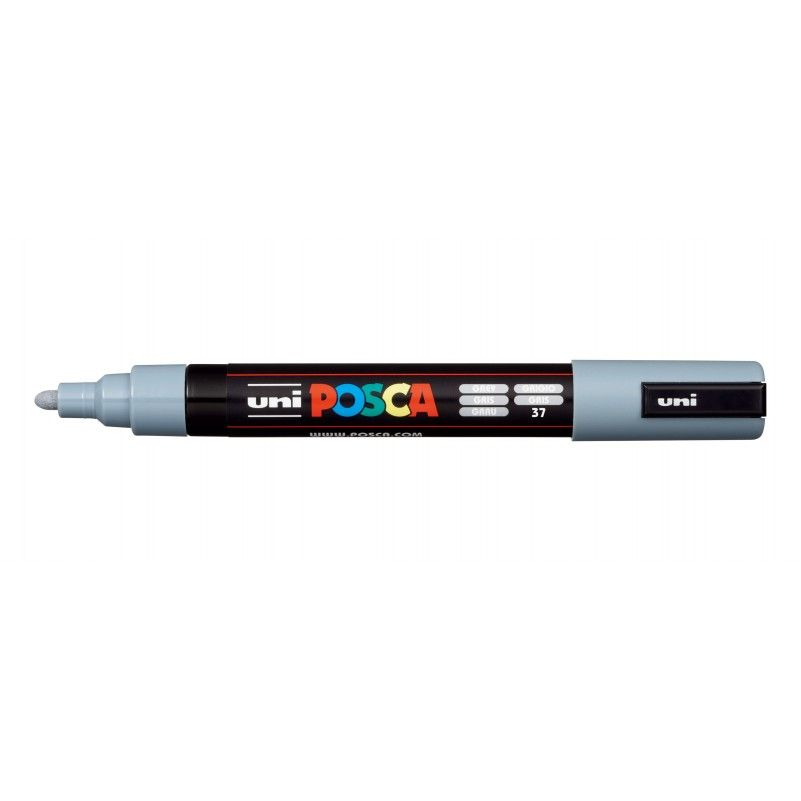Rotulador Posca Punta Redonda Art.-Nr. PC-5M Gris