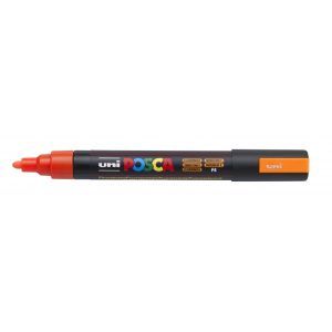 Rotulador Posca Punta Redonda Art.-Nr. PC-5M Naranja Fluo
