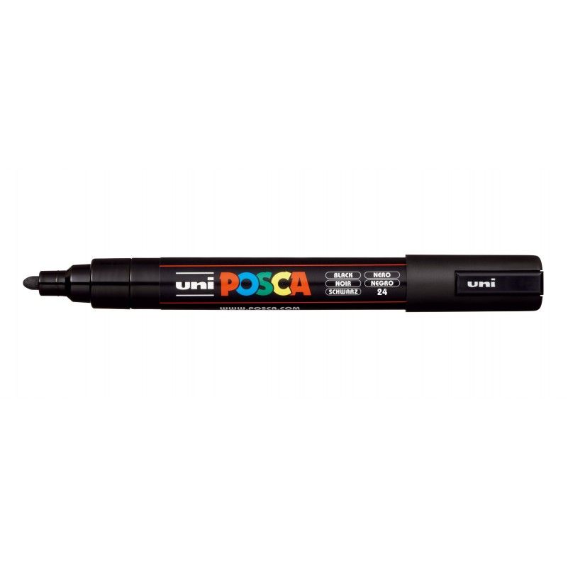Rotulador Posca Punta Redonda Art.-Nr. PC-5M Negro