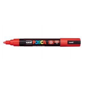Rotulador Posca Punta Redonda Art.-Nr. PC-5M Rojo