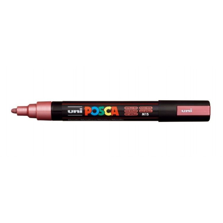 Rotulador Posca Punta Redonda Art.-Nr. PC-5M Rojo Metálico