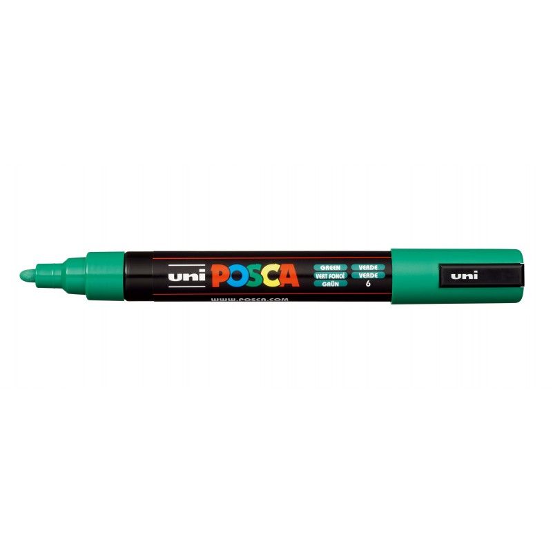 Rotulador Posca Punta Redonda Art.-Nr. PC-5M Verde